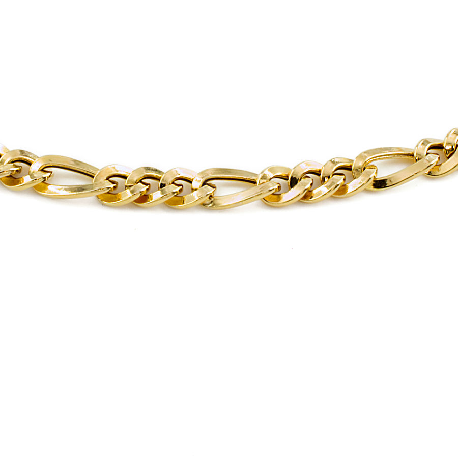 9ct gold Hollow 20 inch figaro Chain